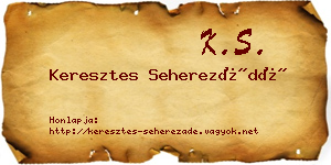 Keresztes Seherezádé névjegykártya